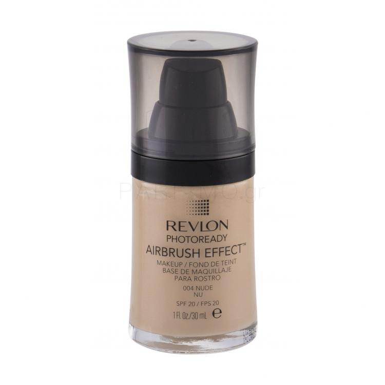 Revlon Photoready Airbrush Effect SPF20 Make up για γυναίκες 30 ml Απόχρωση 004 Nude