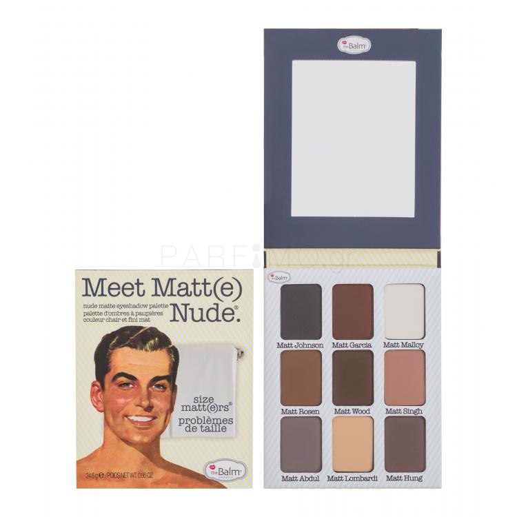 TheBalm Meet Matt(e) Nude Eyeshadow Palette Σκιές ματιών για γυναίκες 24,5 gr