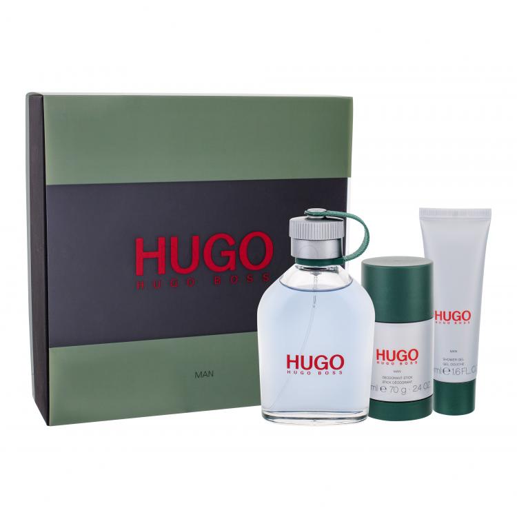 HUGO BOSS Hugo Man Σετ δώρου EDT 125 ml + αφρόλουτρο 50 ml + deostick 75 ml