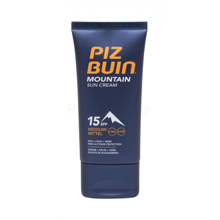 PIZ BUIN Mountain SPF15 Αντιηλιακό προϊόν προσώπου 50 ml