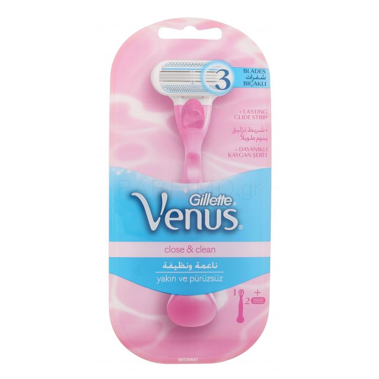 Gillette Venus Close &amp; Clean Ξυριστική μηχανή για γυναίκες 1 τεμ