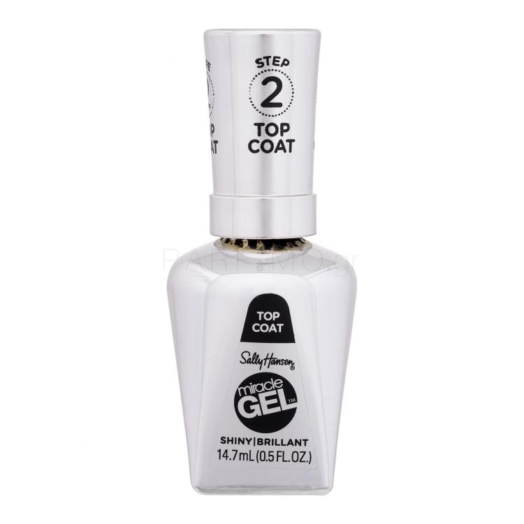 Sally Hansen Miracle Gel Top Coat Βερνίκια νυχιών για γυναίκες 14,7 ml Απόχρωση 101 Top Coat