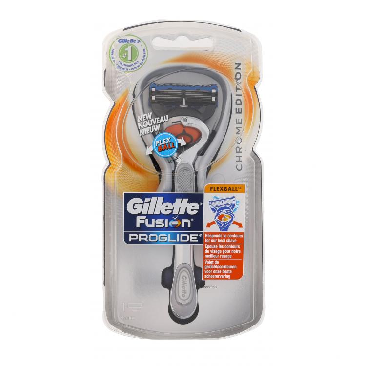 Gillette Fusion Proglide Flexball Chrome Edition Ξυριστική μηχανή για άνδρες 1 τεμ