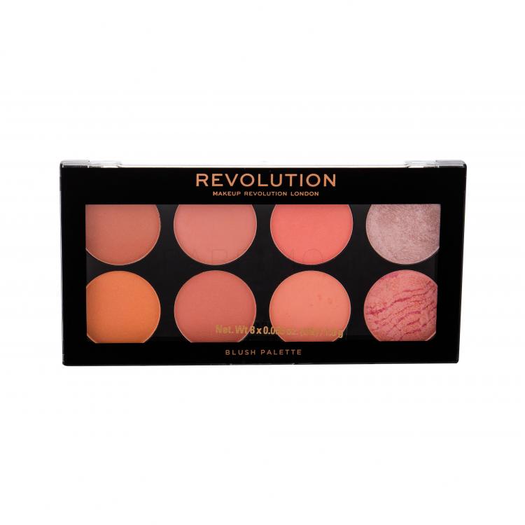 Makeup Revolution London Blush Palette Ρουζ για γυναίκες 12,8 gr Απόχρωση Hot Spice