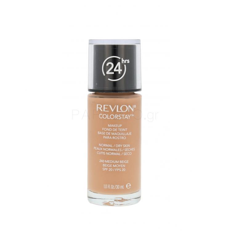 Revlon Colorstay™ Normal Dry Skin SPF20 Make up για γυναίκες 30 ml Απόχρωση 240 Medium Beige