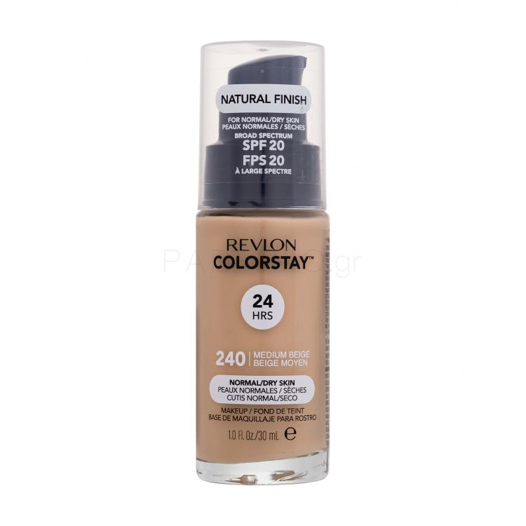 Revlon Colorstay Normal Dry Skin SPF20 Make up για γυναίκες 30 ml Απόχρωση 240 Medium Beige