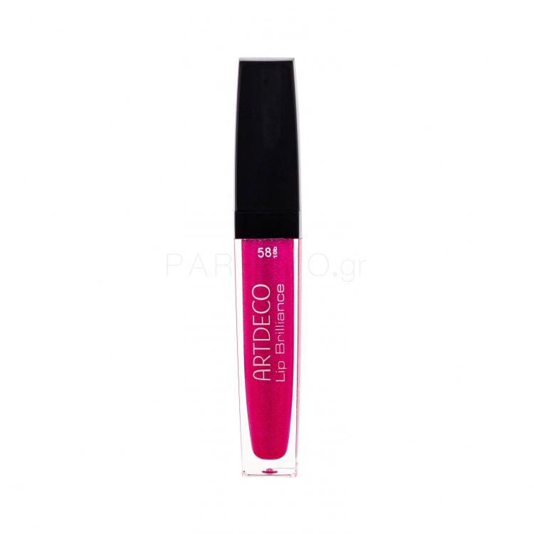 Artdeco Lip Brilliance Lip Gloss για γυναίκες 5 ml Απόχρωση 58 Brilliant Hollywood Pink