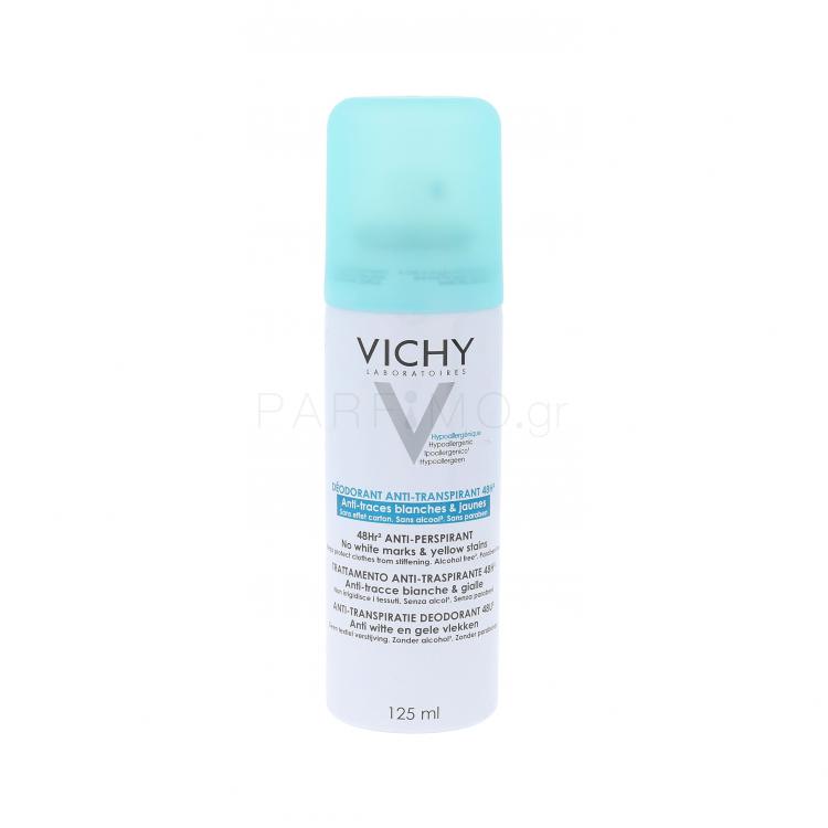 Vichy Deodorant No White Marks &amp; Yellow Stains 48h Αντιιδρωτικό 125 ml