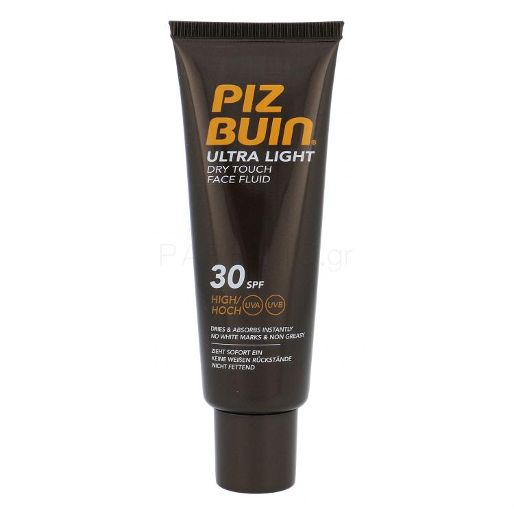 PIZ BUIN Ultra Light Dry Touch Face Fluid SPF30 Αντιηλιακό προϊόν προσώπου 50 ml