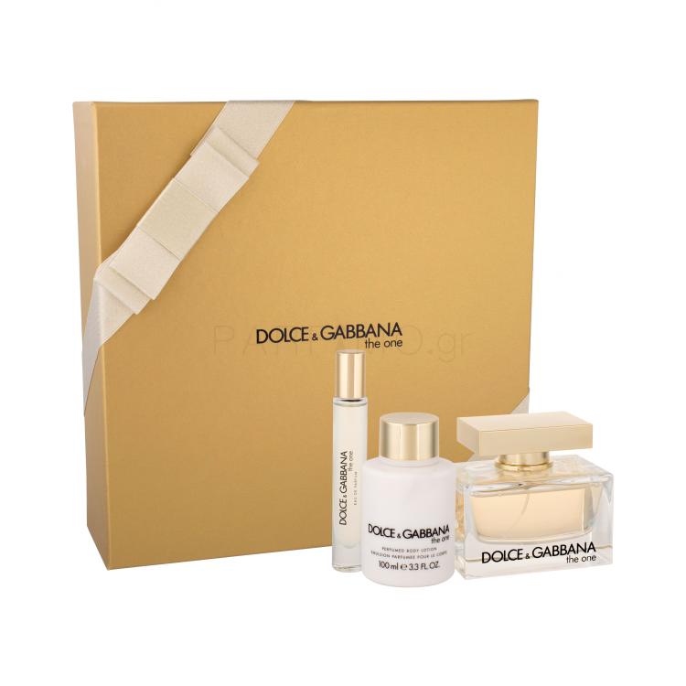 Dolce&amp;Gabbana The One Σετ δώρου EDP 75 ml + λοσιόν σώματος  100 ml + EDT 7,4 ml