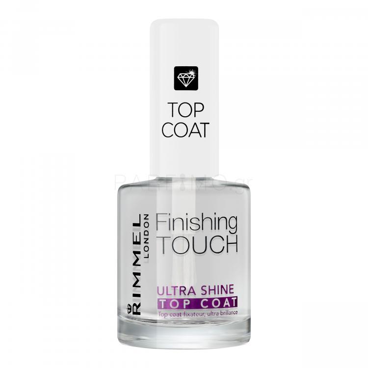Rimmel London Finishing Touch Ultra Shine Top Coat Βερνίκι νυχιών για γυναίκες 12 ml