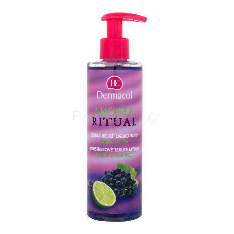 Dermacol Aroma Ritual Grape &amp; Lime Υγρό σαπούνι για γυναίκες 250 ml