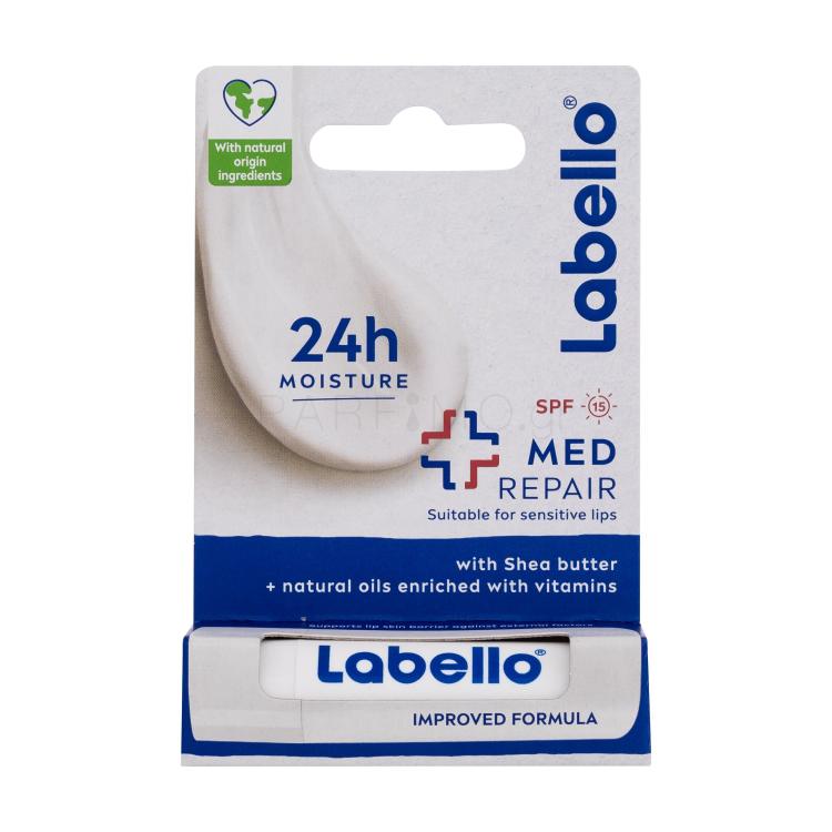 Labello Med Repair SPF15 Βάλσαμο για τα χείλη 4,8 gr