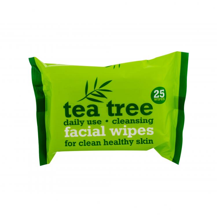 Xpel Tea Tree Καθαριστικά μαντηλάκια για γυναίκες 25 τεμ