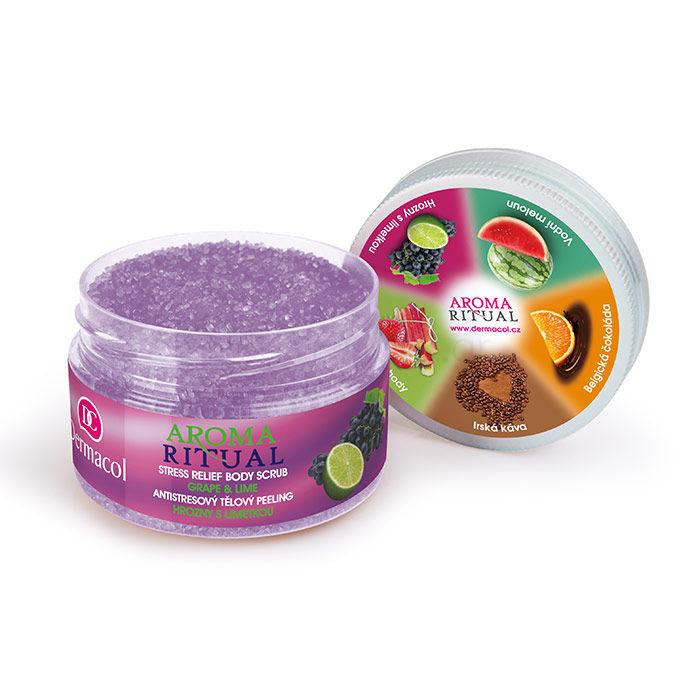 Dermacol Aroma Ritual Grape &amp; Lime Peeling σώματος για γυναίκες 200 gr