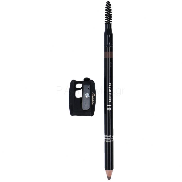 Guerlain The Eyebrow Pencil Μολύβι για τα φρύδια για γυναίκες 1,08 gr Απόχρωση 01 Brun Idéal