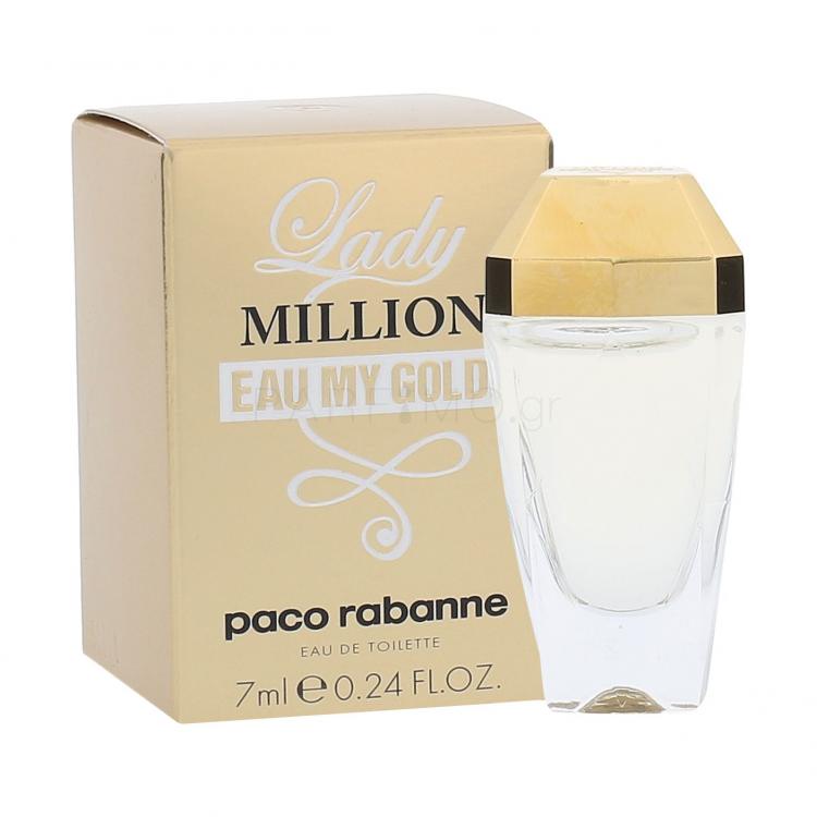 Paco Rabanne Lady Million Eau My Gold! Eau de Toilette για γυναίκες 7 ml