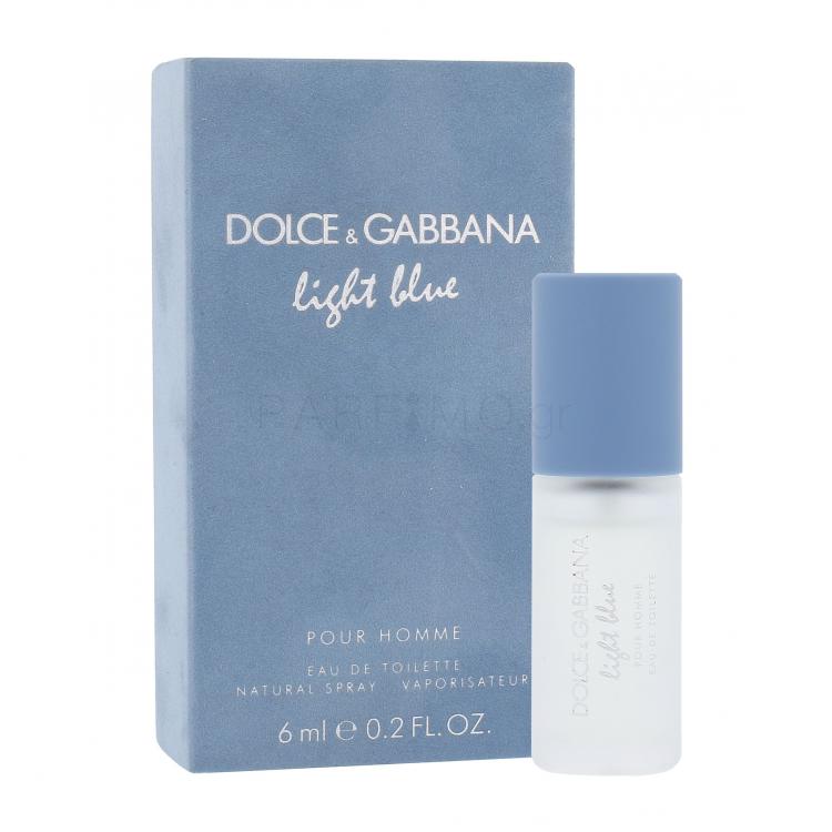 Dolce&amp;Gabbana Light Blue Pour Homme Eau de Toilette για άνδρες 6 ml