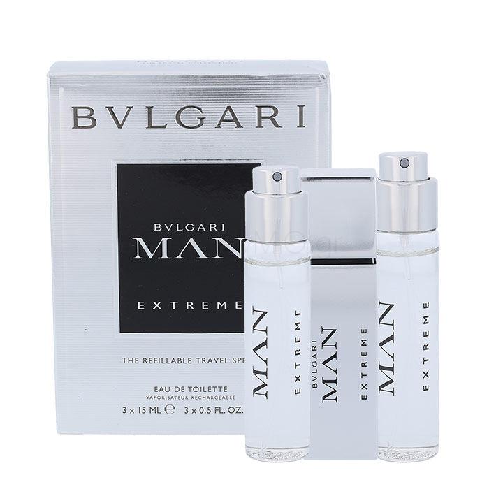Bvlgari Bvlgari Man Extreme Eau de Toilette για άνδρες 3x15 ml