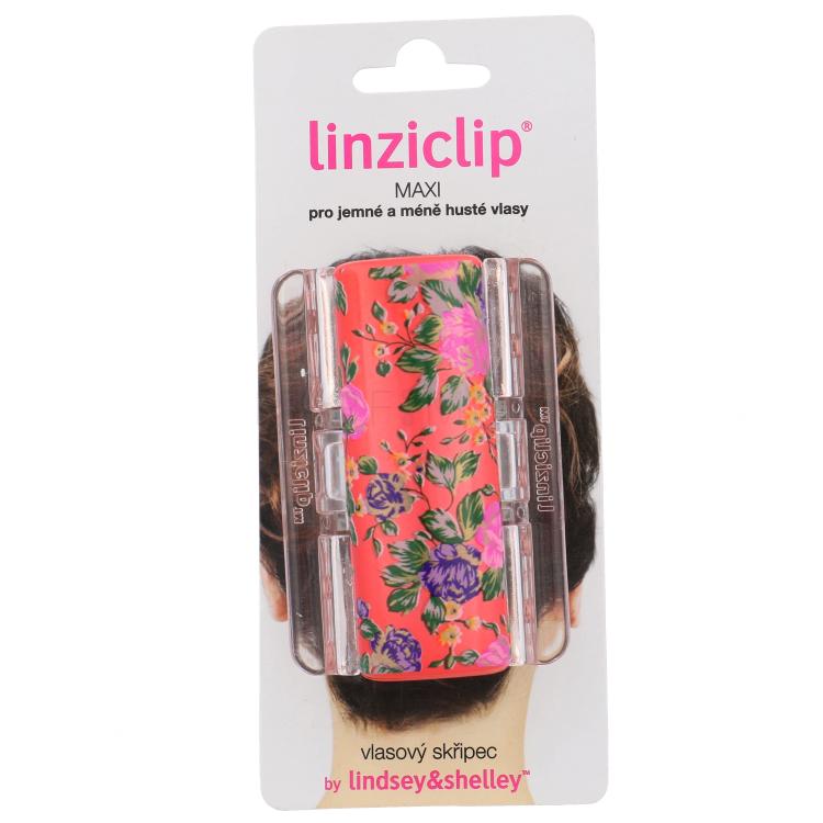 Linziclip Maxi Κλιπ μαλλιών για γυναίκες 1 τεμ Απόχρωση Jazzy Red Bloom