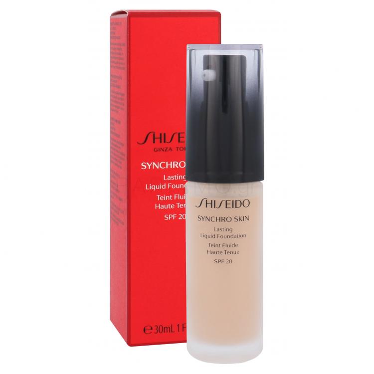 Shiseido Synchro Skin Lasting Liquid Foundation SPF20 Make up για γυναίκες 30 ml Απόχρωση Neutral 3
