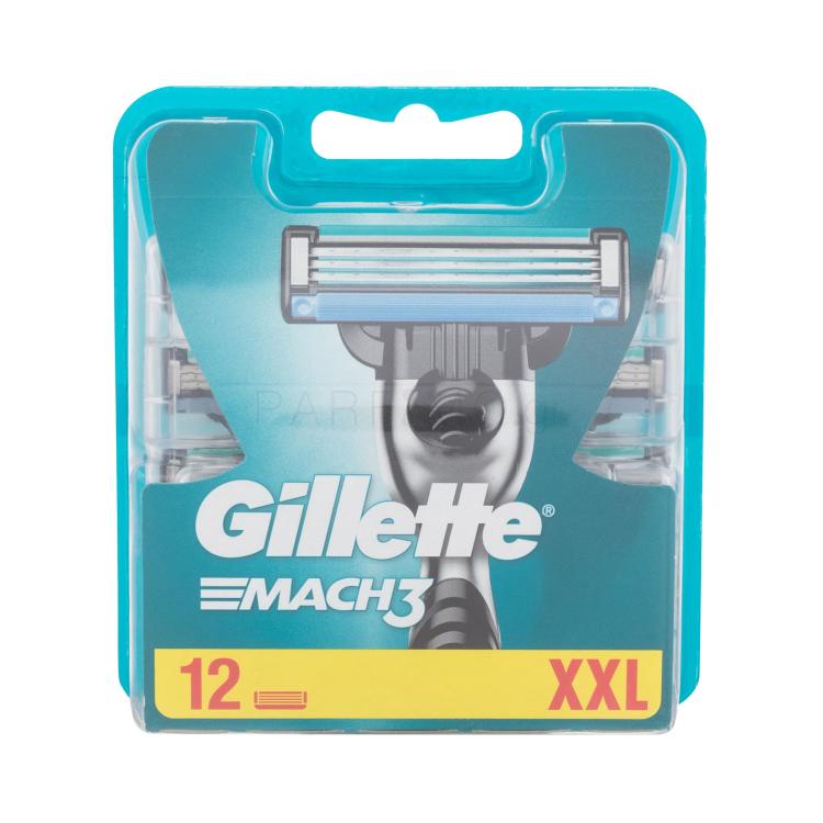 Gillette Mach3 Ανταλλακτικές λεπίδες για άνδρες 12 τεμ