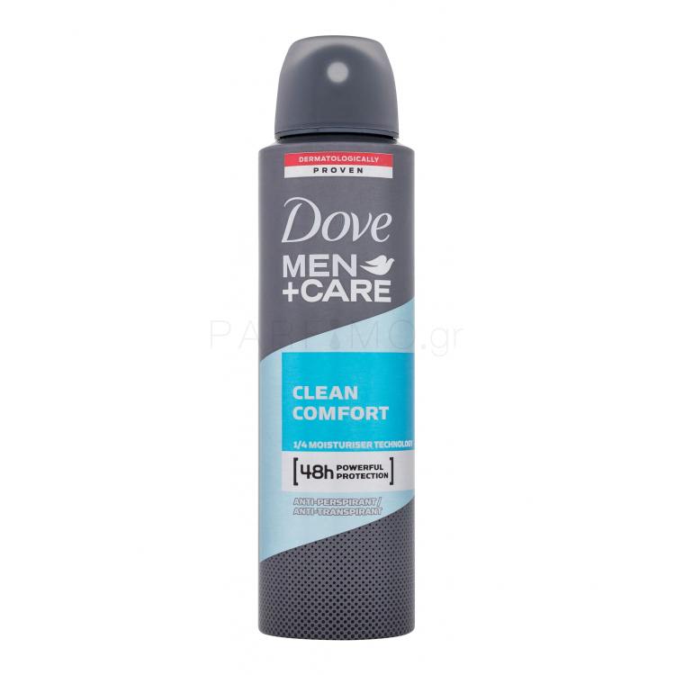 Dove Men + Care Clean Comfort 48h Αντιιδρωτικό για άνδρες 150 ml
