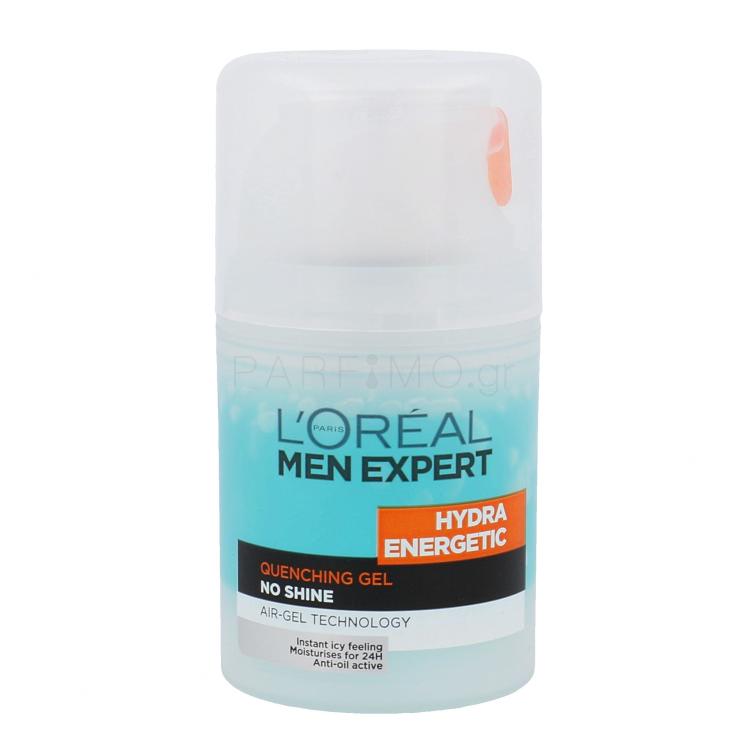 L&#039;Oréal Paris Men Expert Hydra Energetic Quenching Gel Τζελ προσώπου για άνδρες 50 ml TESTER