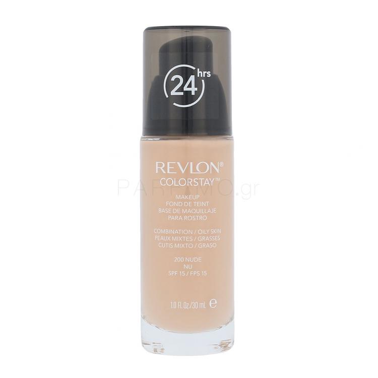 Revlon Colorstay Combination Oily Skin SPF15 Make up για γυναίκες 30 ml Απόχρωση 200 Nude