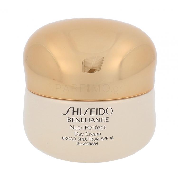 Shiseido Benefiance NutriPerfect SPF18 Κρέμα προσώπου ημέρας για γυναίκες 50 ml TESTER
