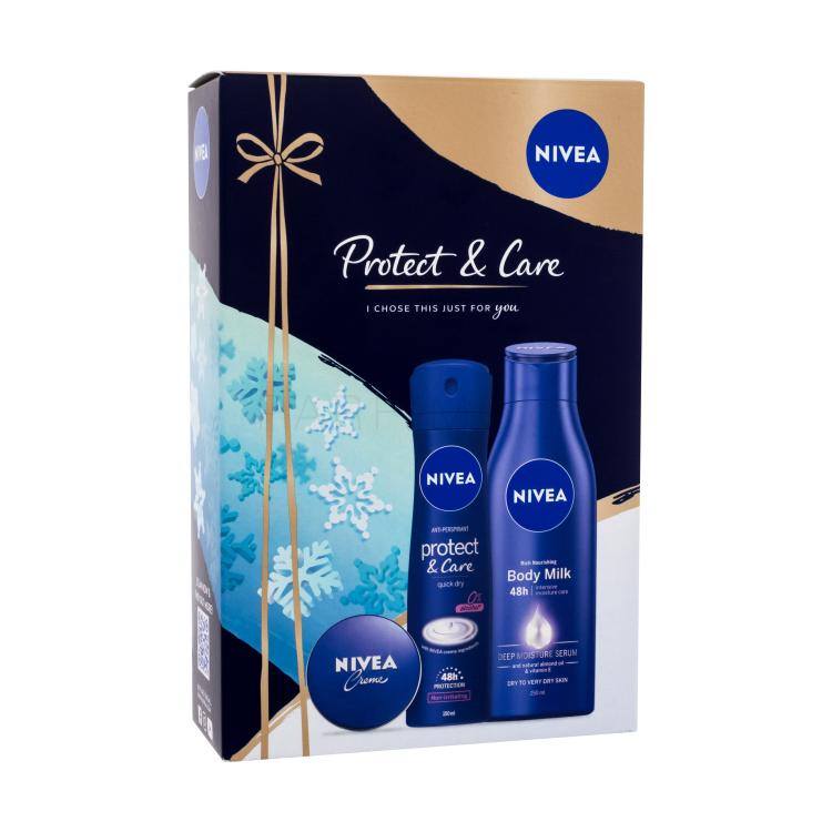 Nivea Care &amp; Protect Σετ δώρου λοσιόν σώματος  250 ml+αντιιδρωτικό Protect &amp; Care 48H 150 ml + καθολική κρέμα 30 ml