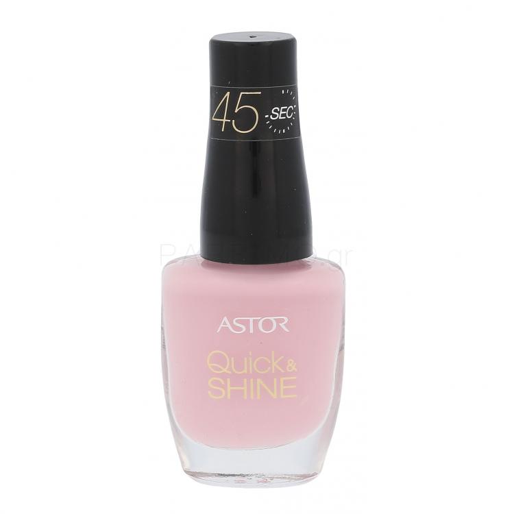 ASTOR Quick &amp; Shine Βερνίκια νυχιών για γυναίκες 8 ml Απόχρωση 606 Pink Matter