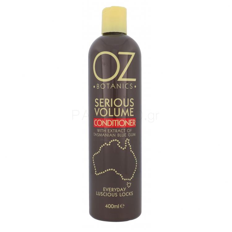 Xpel OZ Botanics Serious Volume Μαλακτικό μαλλιών για γυναίκες 400 ml