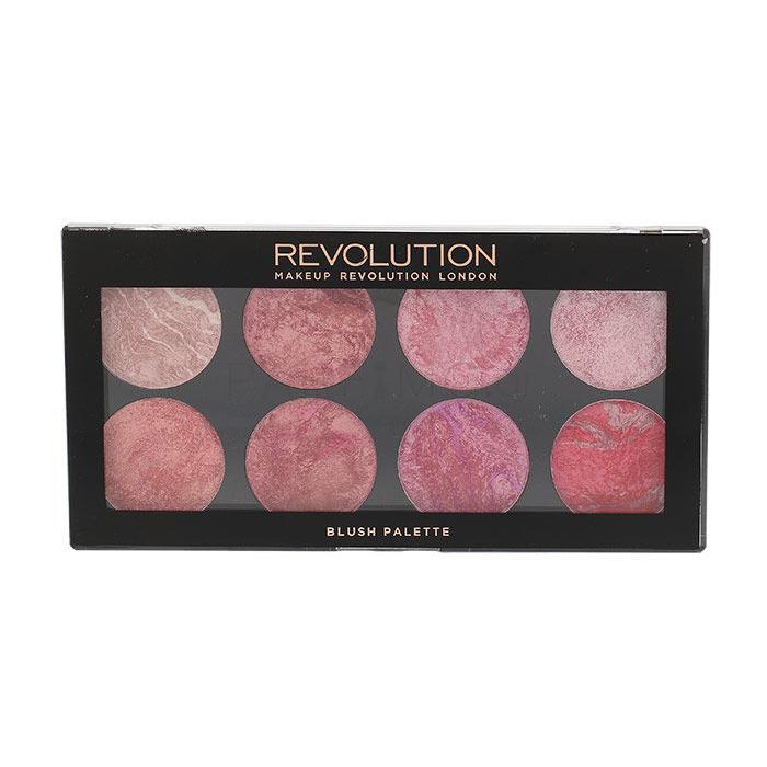 Makeup Revolution London Blush Palette Ρουζ για γυναίκες 12,8 gr Απόχρωση Blush Queen