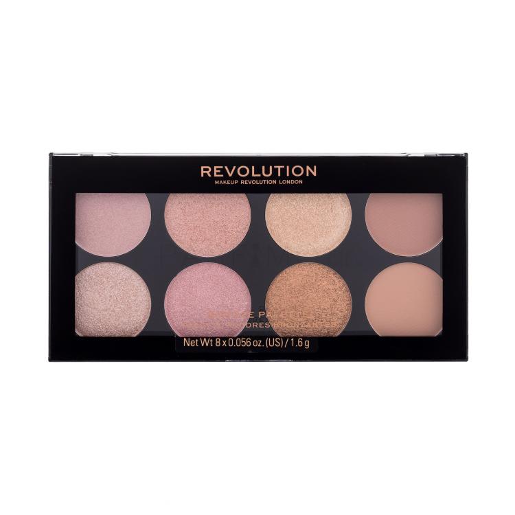Makeup Revolution London Ultra Blush Palette Ρουζ για γυναίκες 13 gr Απόχρωση Golden Sugar 2