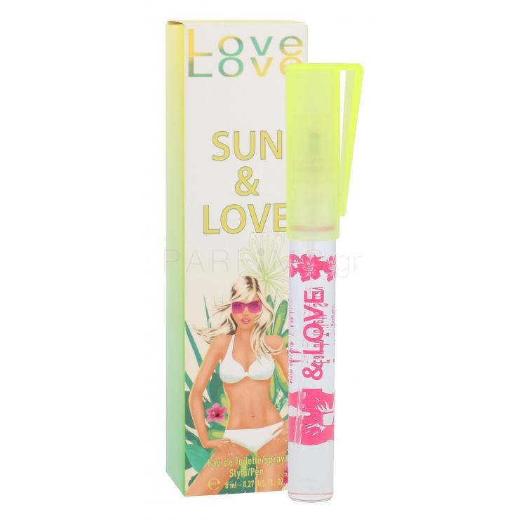 Love Love Sun &amp; Love Eau de Toilette για γυναίκες 8 ml