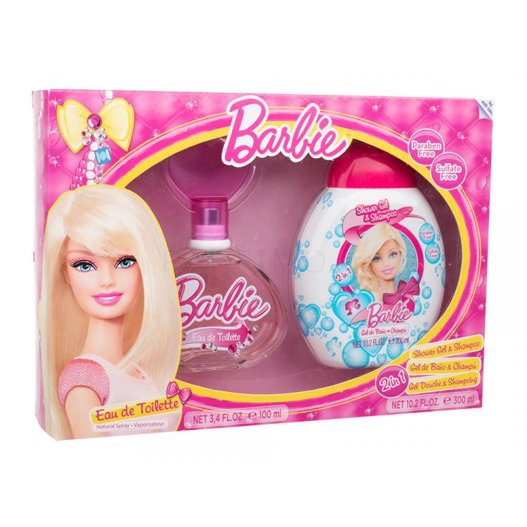Barbie Barbie Σετ δώρου EDT 100 ml + 2v1 αφρόλουτρο  &amp; σαμπουάν  300 ml