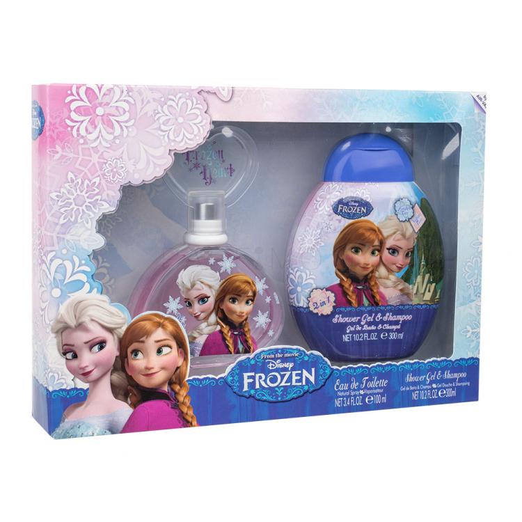 Disney Frozen Σετ δώρου EDT 100 ml + 2v1 αφρόλουτρο &amp; σαμπουάν  300 ml