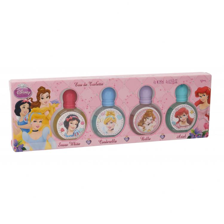 Disney Princess Princess Σετ δώρου EDT 4x7 ml - Snow White + Cinderella + Belle + Ariel
