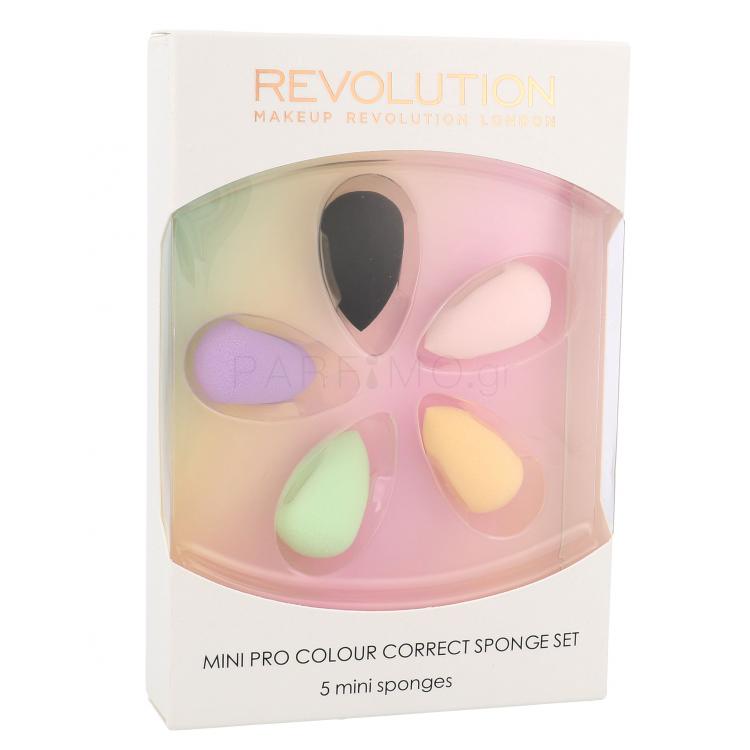 Makeup Revolution London Pro Colour Mini Σφουγγαράκι για make up για γυναίκες 5 τεμ