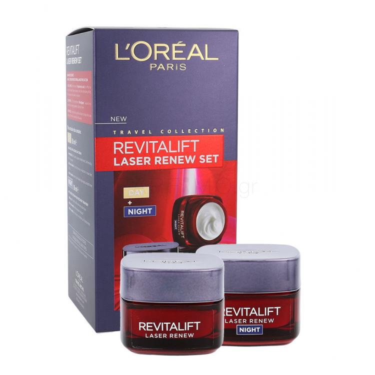 L&#039;Oréal Paris Revitalift Laser Renew Σετ δώρου ημερήσια φροντίδα προσώπο 50 ml +νυκτερινή φροντίδα προσώπου  50 ml