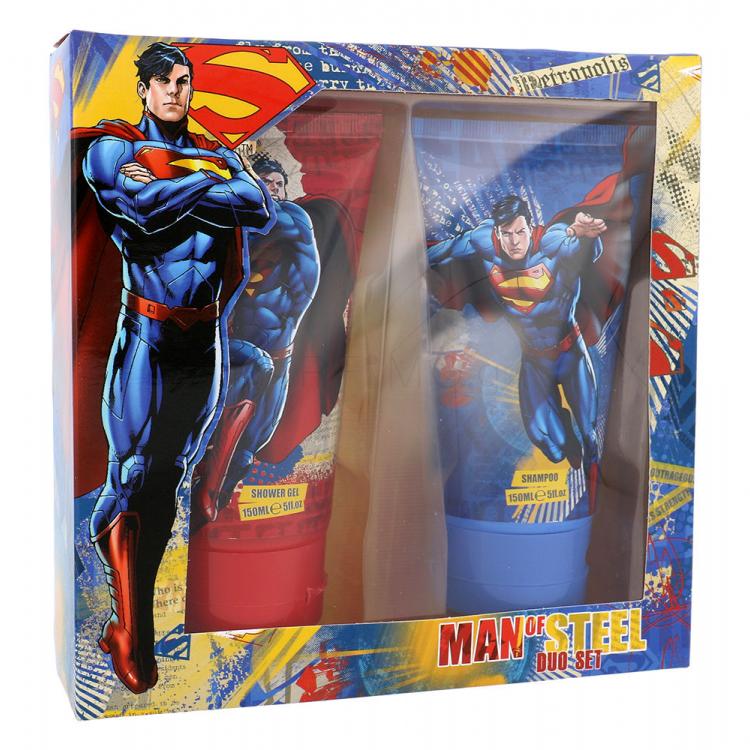 DC Comics Superman Σετ δώρου αφρόλουτρο 150 ml +σαμπουάν  150 ml