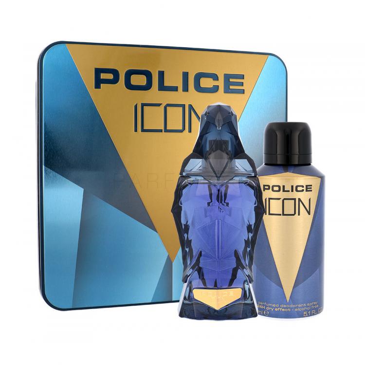 Police Icon Σετ δώρου EDP 125 ml +αποσμητικό 150 ml