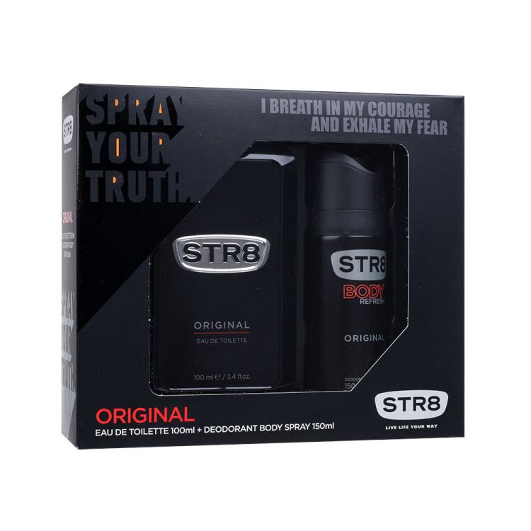 STR8 Original Σετ δώρου EDT 100 ml + αποσμητικό 150 ml κατεστραμμένη συσκευασία