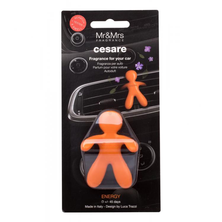 Mr&amp;Mrs Fragrance Cesare Energy Αρωματικά αυτοκινήτου 1 τεμ