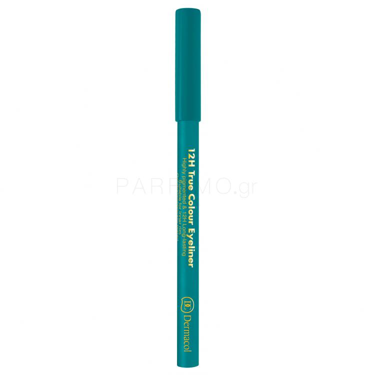 Dermacol 12H True Colour Μολύβι για τα μάτια για γυναίκες 0,28 gr Απόχρωση 1 Turquoise