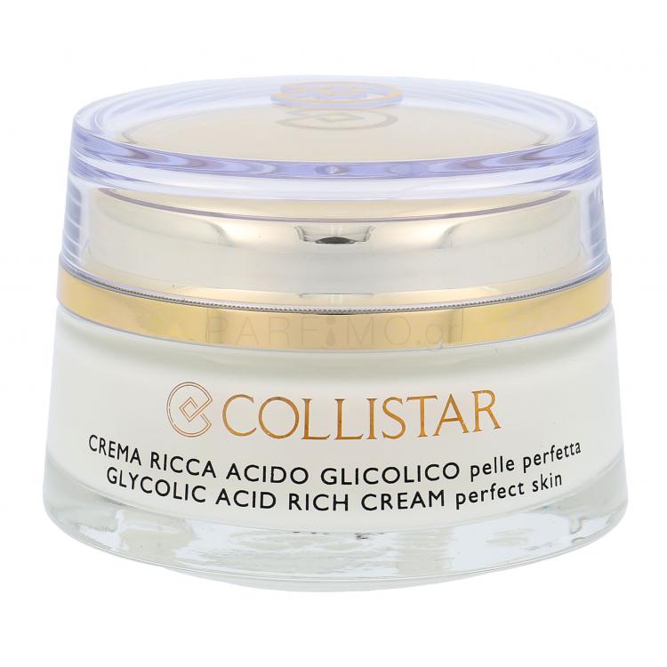 Collistar Pure Actives Glycolic Acid Rich Cream Κρέμα προσώπου ημέρας για γυναίκες 50 ml