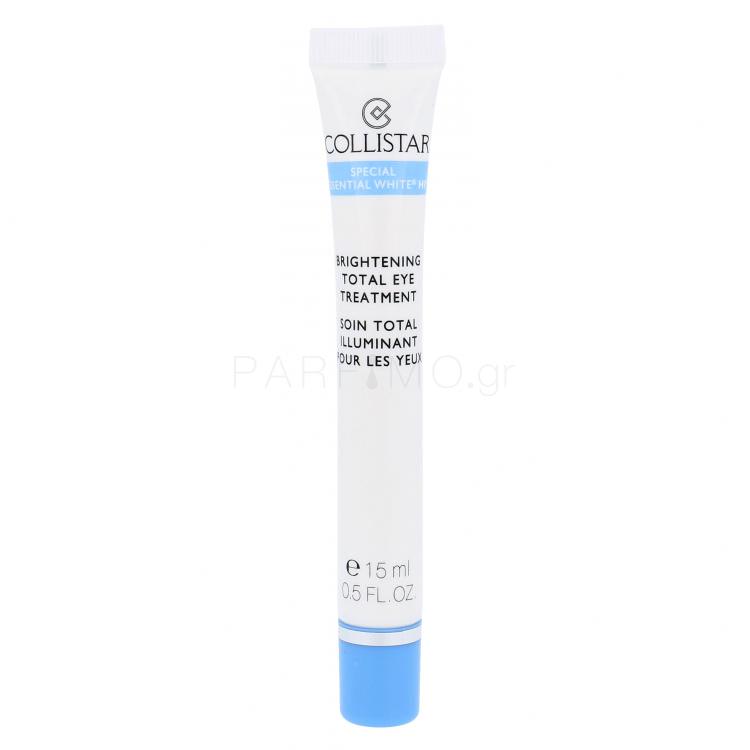 Collistar Special Essential White HP Brightening Total Eye Treatment Κρέμα ματιών για γυναίκες 15 ml