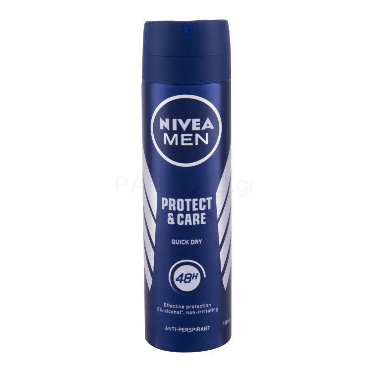Nivea Men Protect &amp; Care 48h Αντιιδρωτικό για άνδρες 150 ml