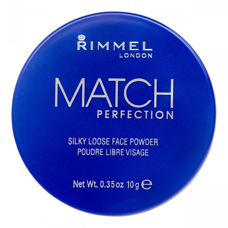 Rimmel London Match Perfection Πούδρα για γυναίκες 10 gr Απόχρωση 001 Transparent